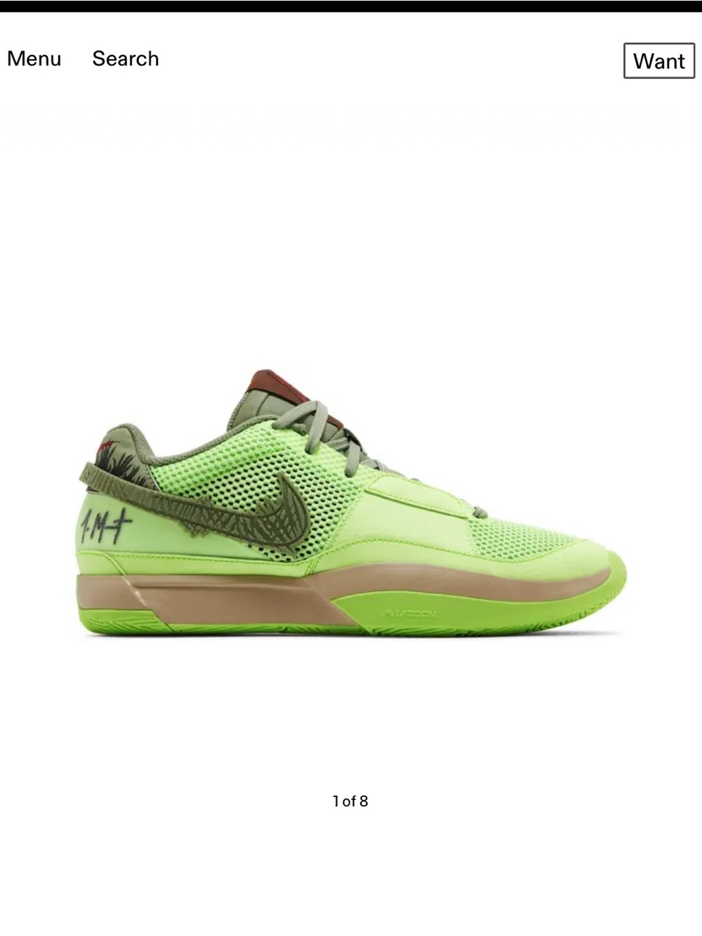 Men's Neon Green Athletic Shoes with Gray Accents - Performance Trainer